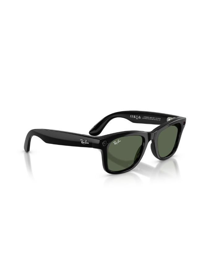 Ray-Ban Meta Wayfarer Unisex Square Sunglasses - Image 3